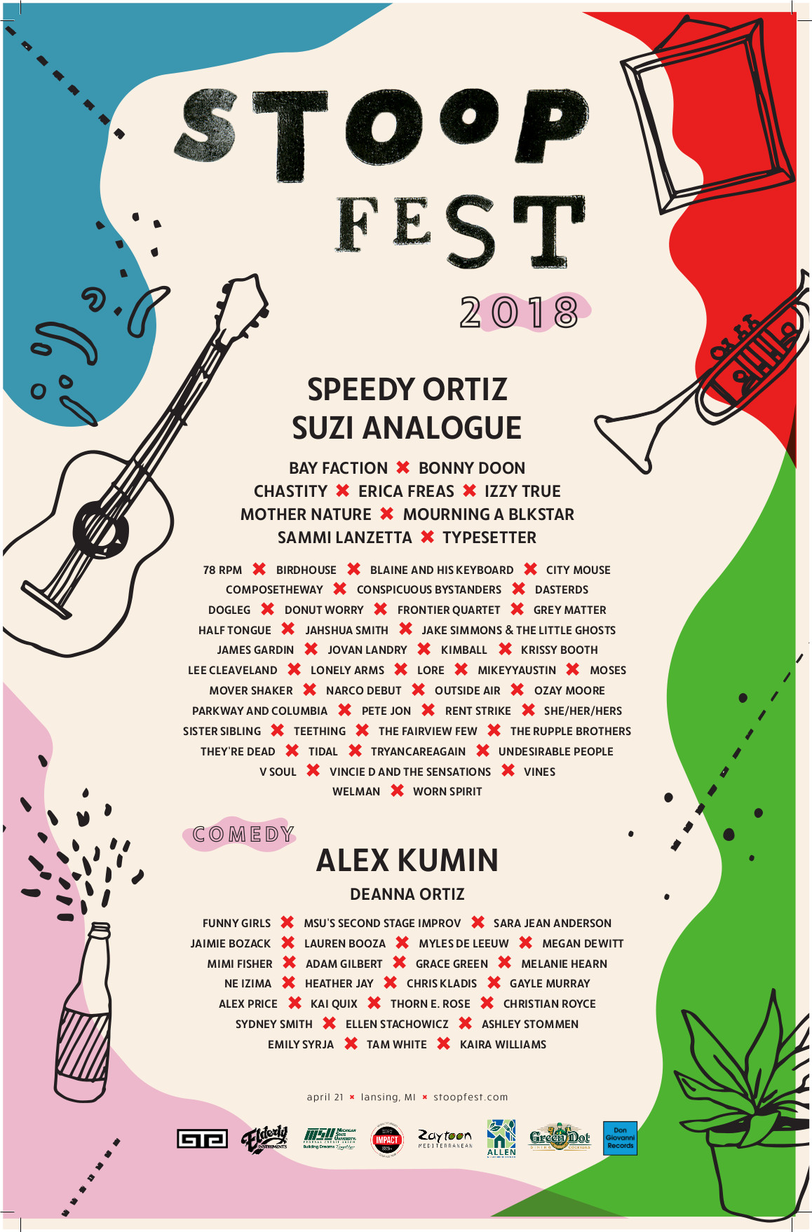 STOOP-FULL LINEUP poster_11x17